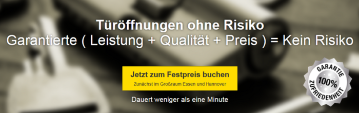 Türöffnungsangebot von den Gelbe Seiten