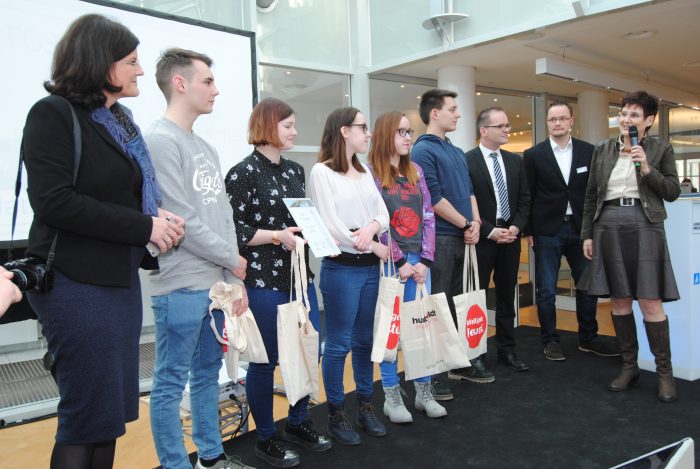 Die Preisverleihung beim Juniorenpressepreis