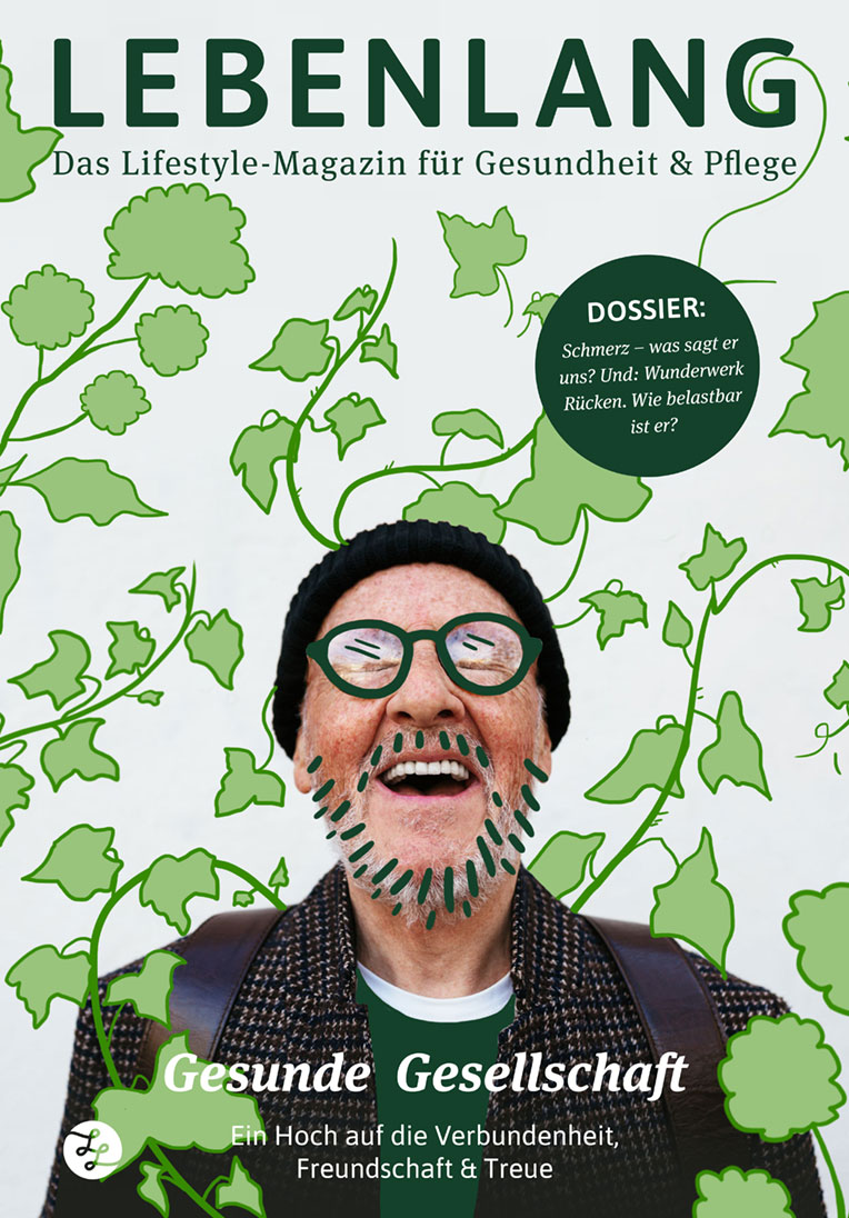 Titelseite der Lebenlang mit dem Thema Gesunde Gesellschaft