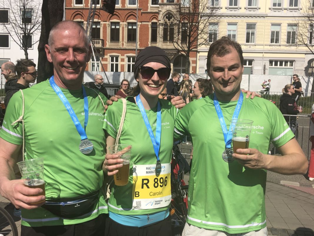 Die Marathon-Staffel der Schlüterschen