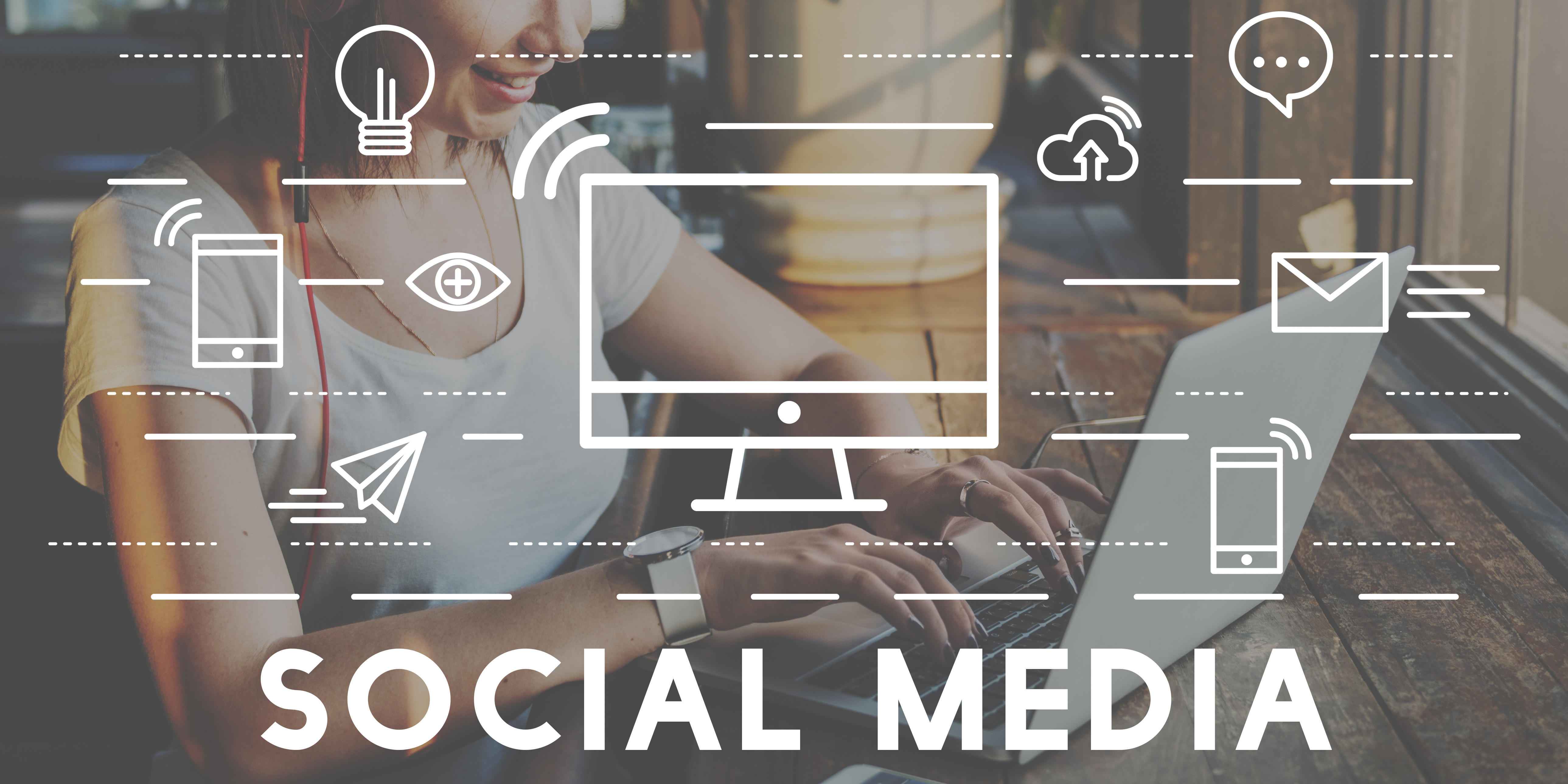 Social Media Devices Communication Connection Concept