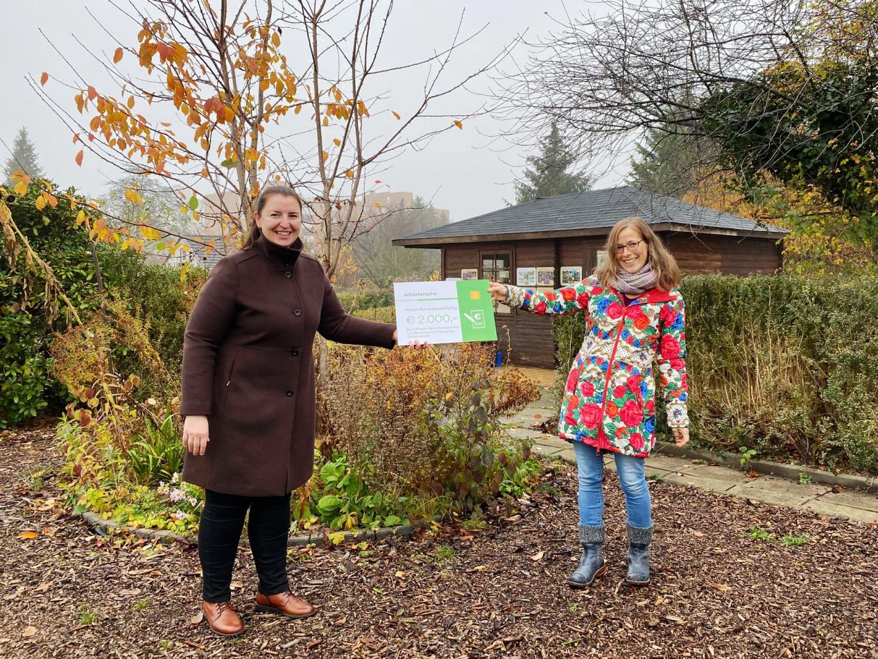 Spendenübergabe Gartenkosmonauten Spendenübergabe Gartenkosmonauten