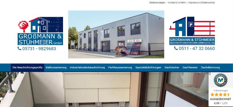 Großmann und Stühmeier Webseite Großmann und Stühmeier Webseite