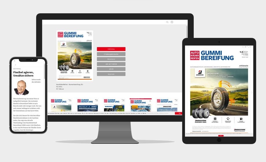 AutoräderReifenGummibereifung auf digitalen Plattformen