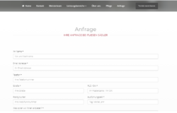 Webseite Anfrage Saedler Bonn