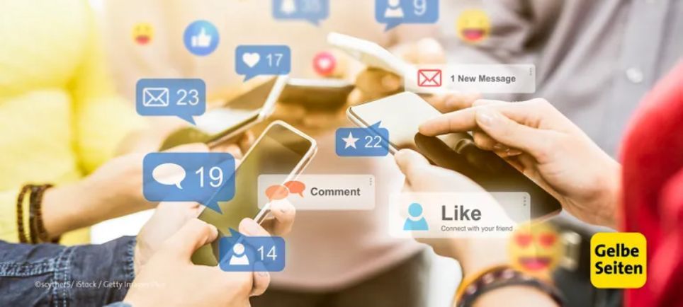 Studie von Gelbe Seiten zu KMU und Social Media